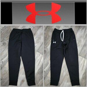 Under Armour Kids Black Joggers  Boys YSM